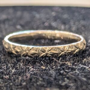 10k all gold tiny ring